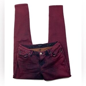 Dear John Women's Skinny Jeans - Burgundy
